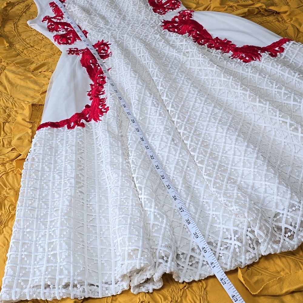 Geode Applique Midi Dress Women's Size S - Picture 10 of 17